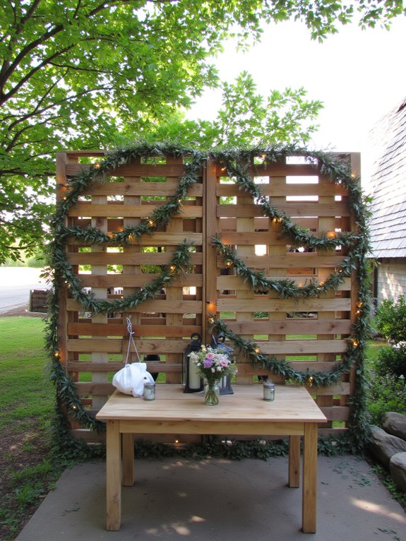 pallet backdrops create enchantment