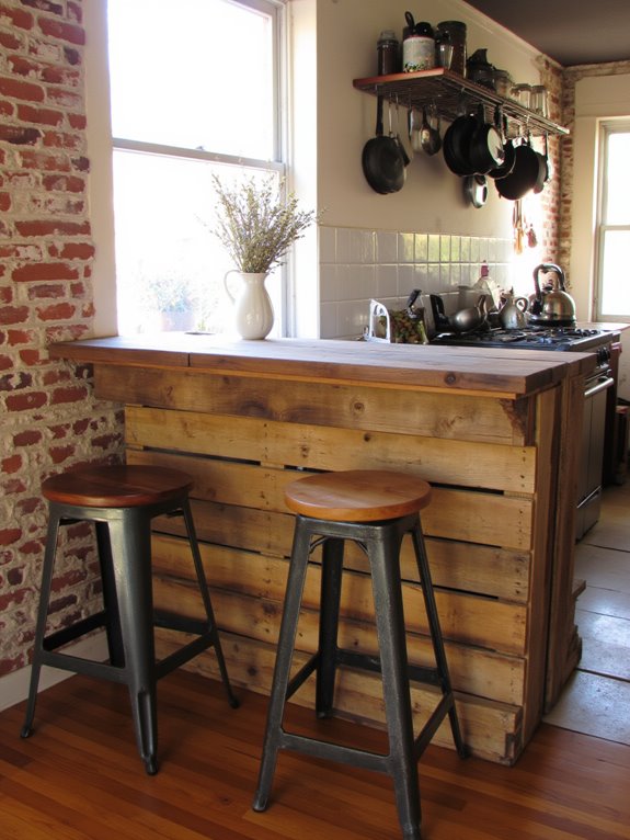 pallet breakfast bar inspiration