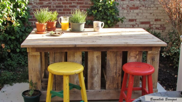pallet breakfast bar inspiration