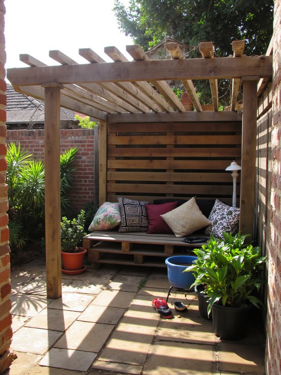 pallet canopy for shade