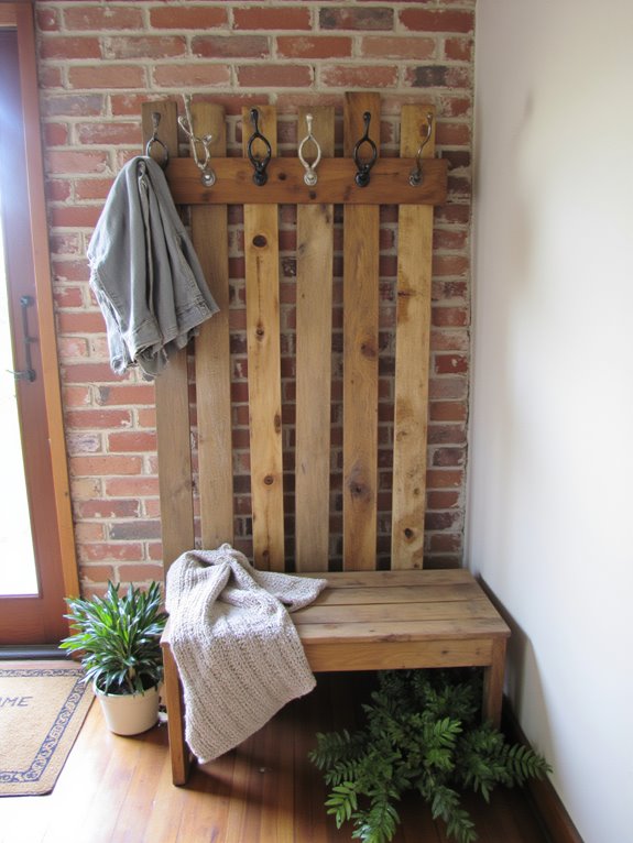 pallet coat rack project
