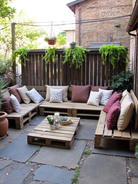 pallet couches for gatherings
