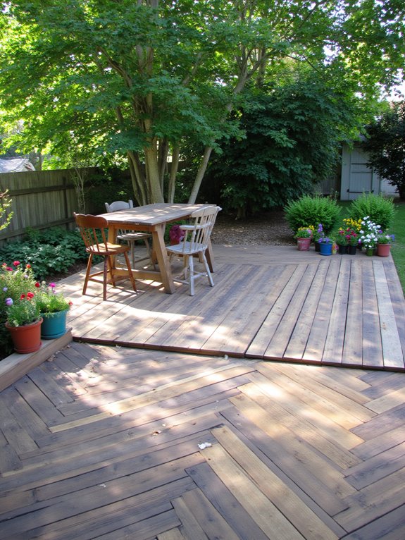 pallet decking creative transformation