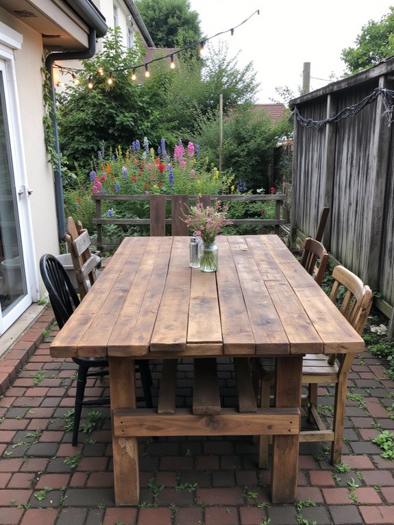 pallet dining set creation