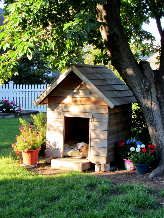 pallet dog house retreat