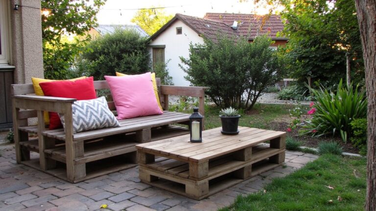 pallet furniture backyard designs