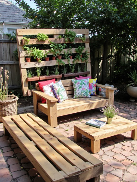 pallet furniture for outdoors