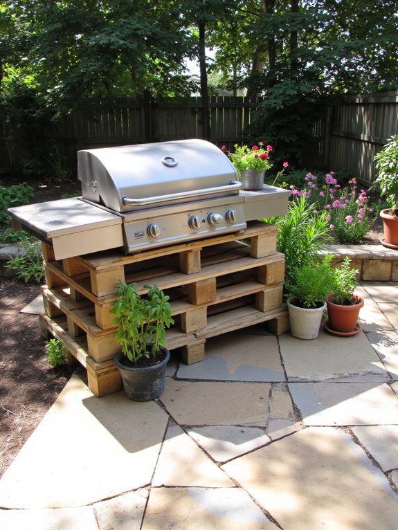 pallet grill station creation