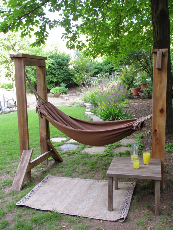 pallet hammock stand project