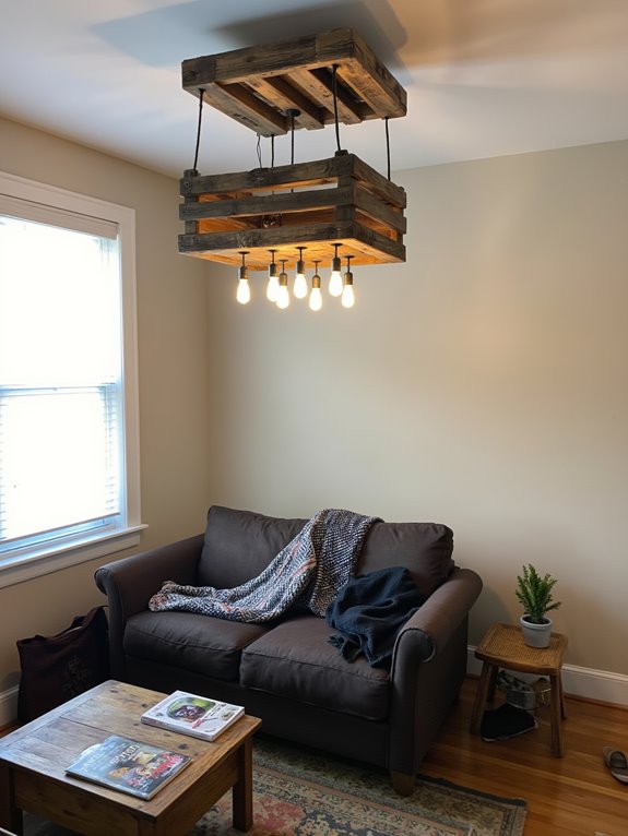 pallet lighting fixture project