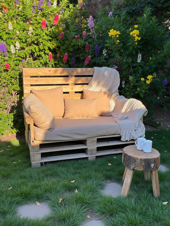 pallet love seats ambiance