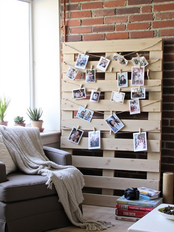 pallet photo display project