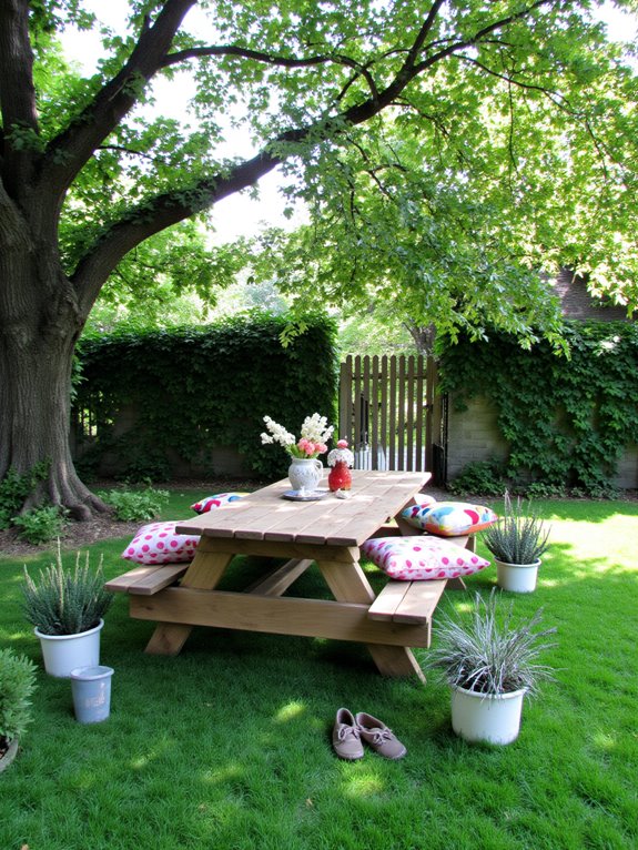 pallet picnic table creation