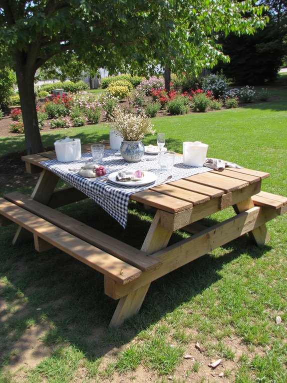 pallet picnic table design
