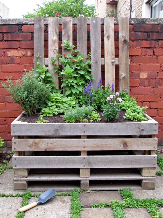 pallet planter garden project