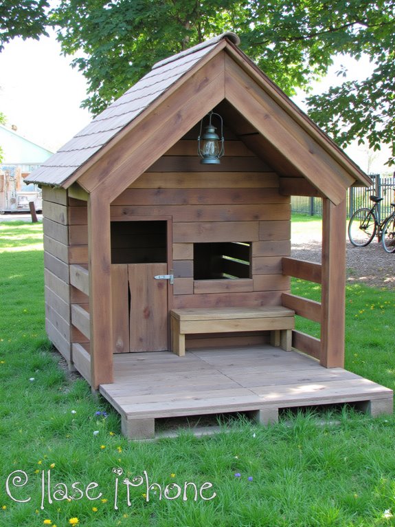pallet playhouse for kids