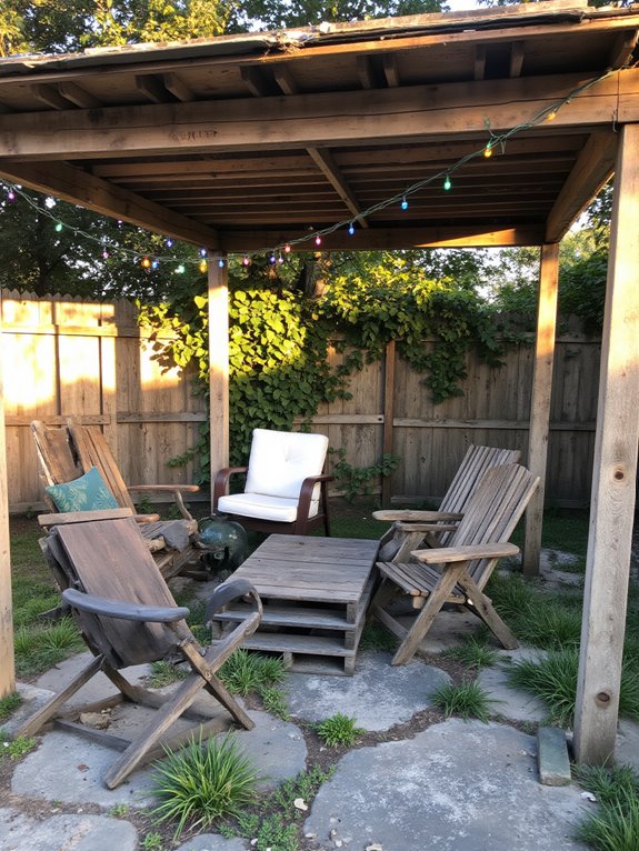 pallet roof for shade