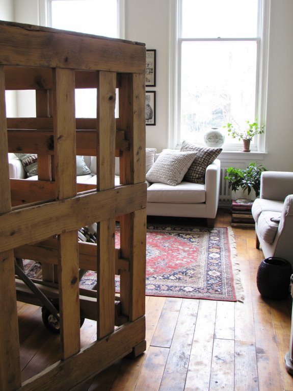 pallet room divider project