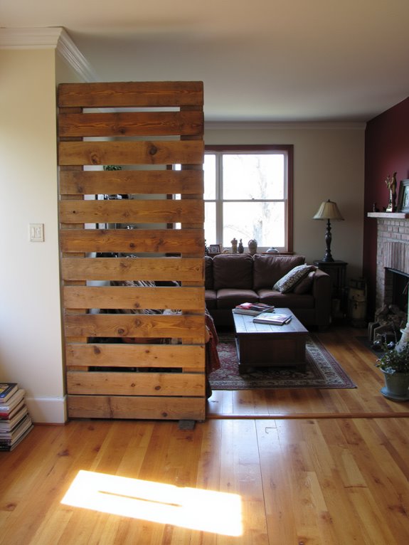 pallet room divider project
