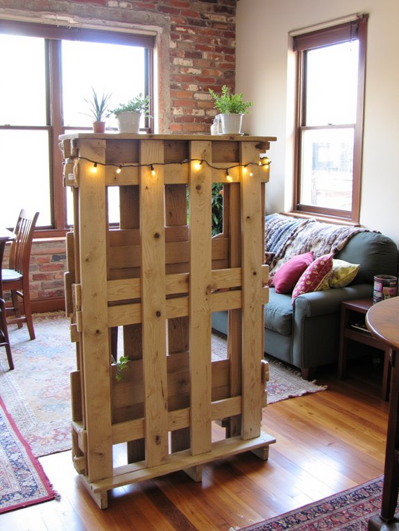 pallet room dividers charm