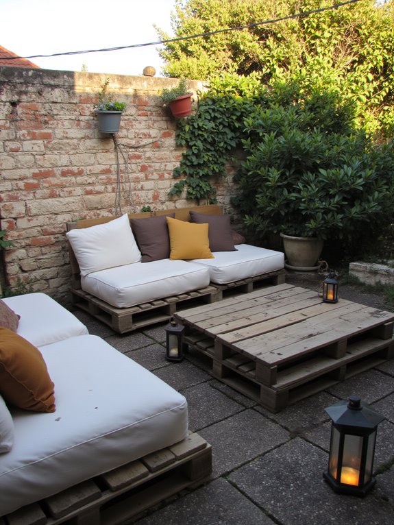 pallet seating area transformation