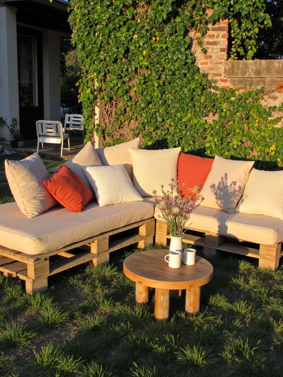 pallet seating area transformation