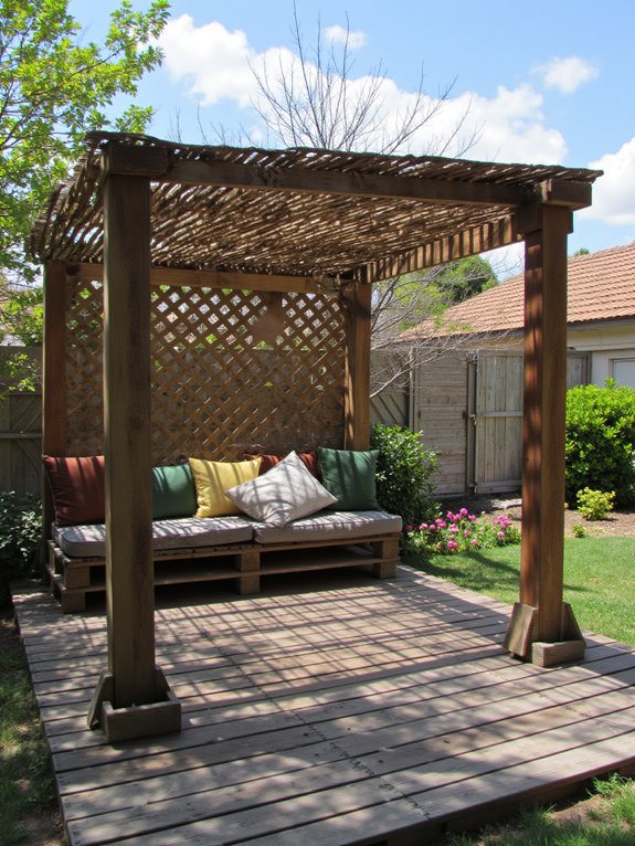 pallet shade structures charm