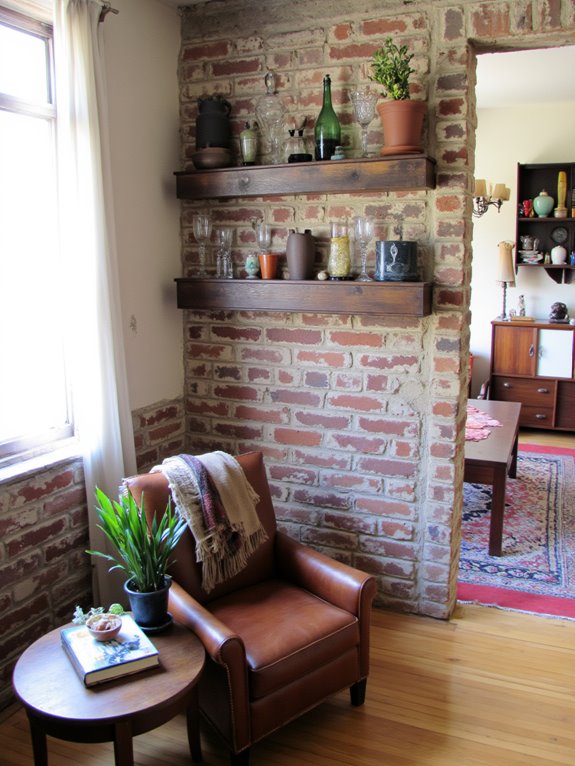 pallet shelves with furniture