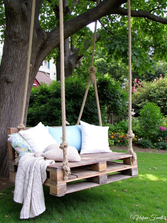 pallet swing outdoor retreat