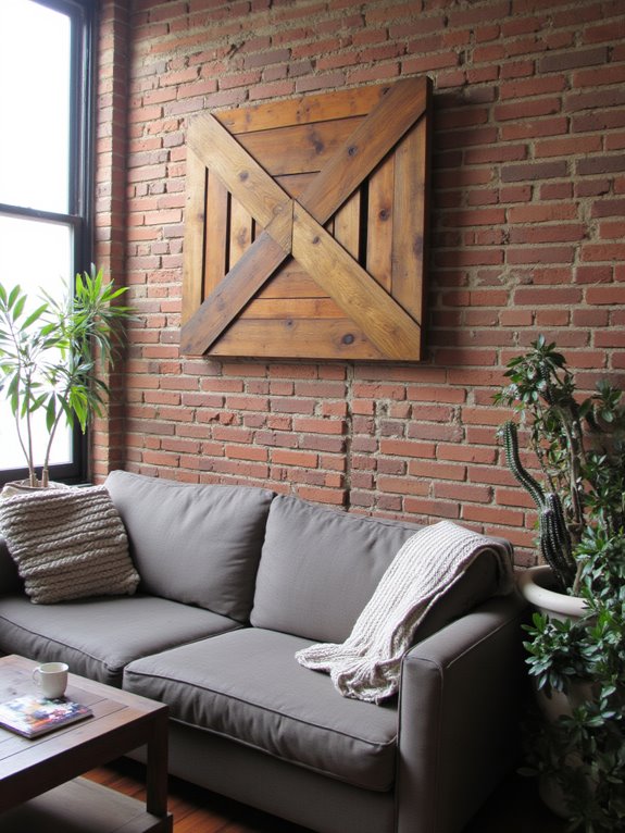 pallet wall art creation