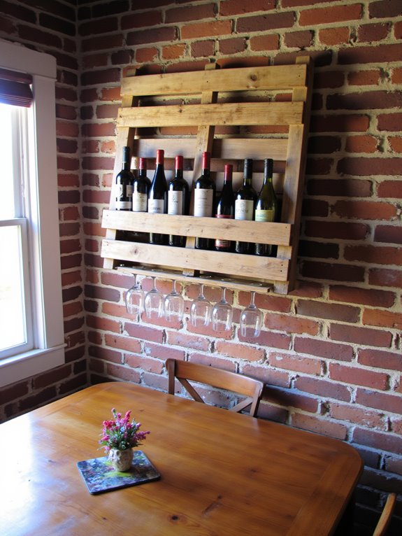 pallet wine rack project