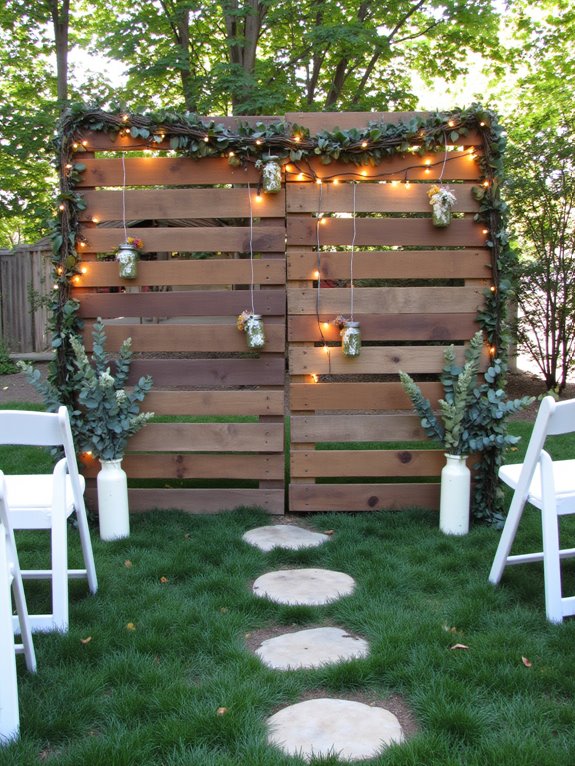 pallets for budget backdrops