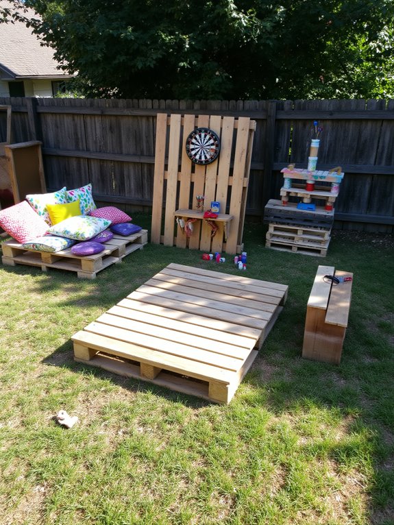 pallets for outdoor games