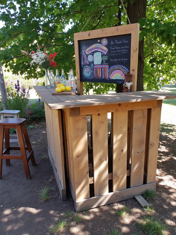 personalize your pallet bar