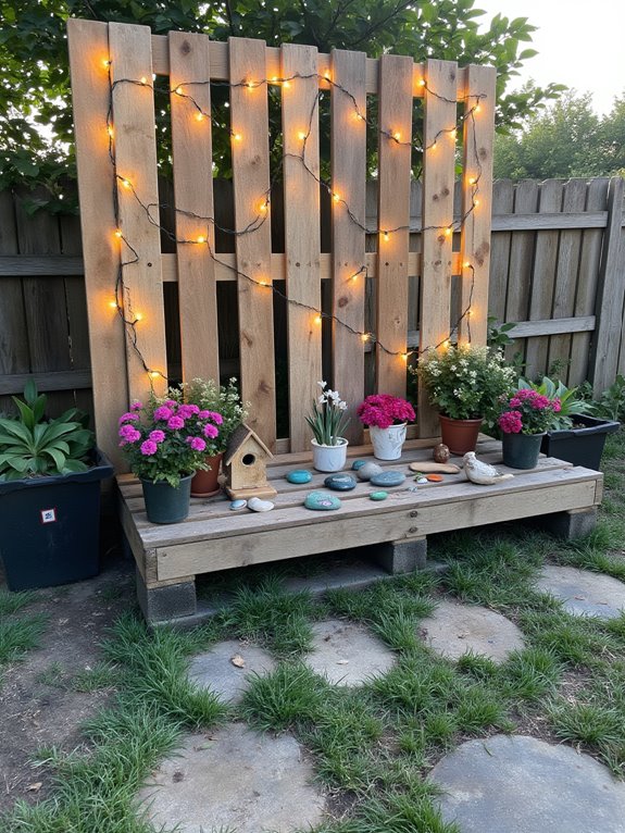 personalized pallet backdrop enhancements