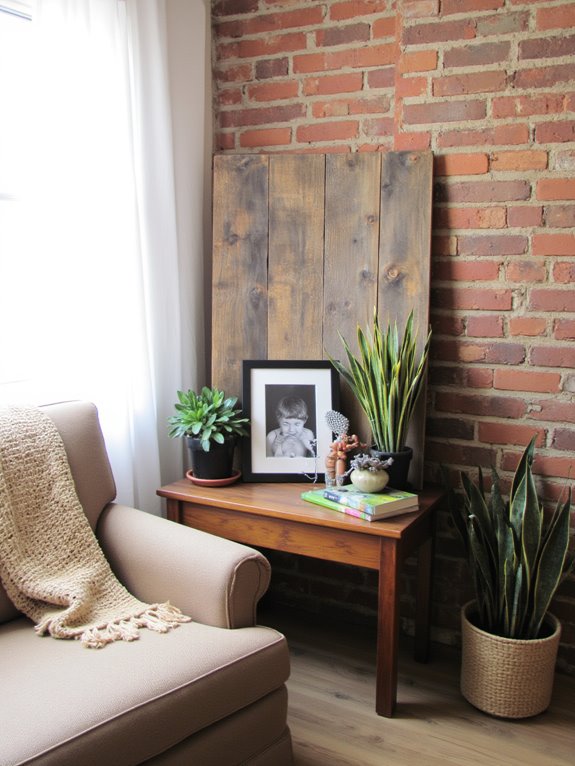 personalized rustic picture frame