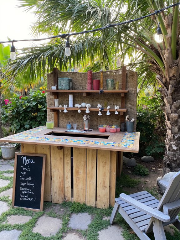 personalized tiki bar features