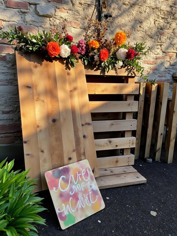 personalized wood pallet signage