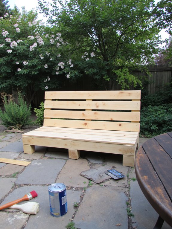 prepare pallets for outdoors