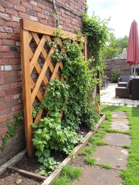 reclaimed pallet climbing support