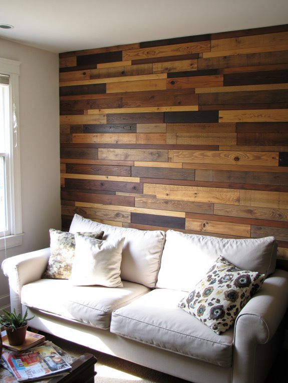 reclaimed wood enhances aesthetics