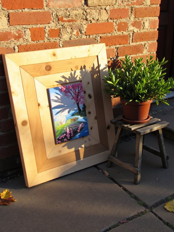 repurpose pallets into frames