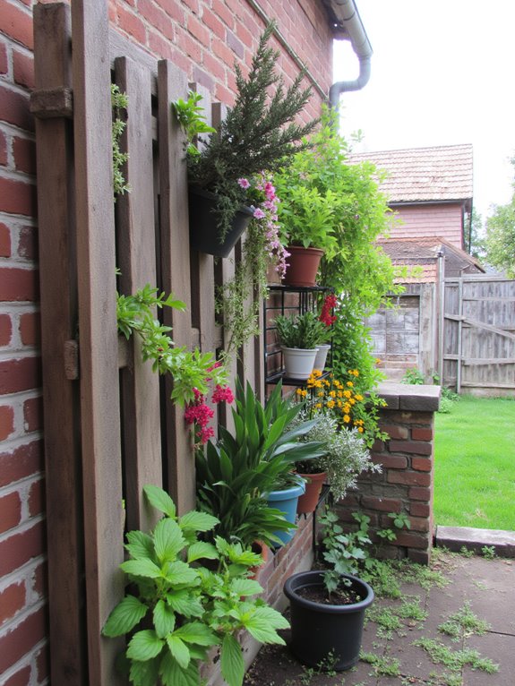 repurposed pallets for gardening