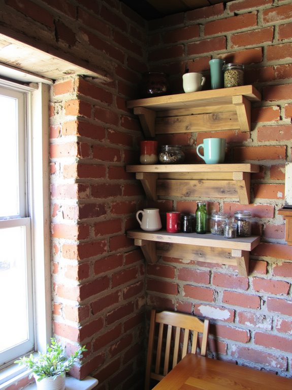 repurposed pallets for shelving