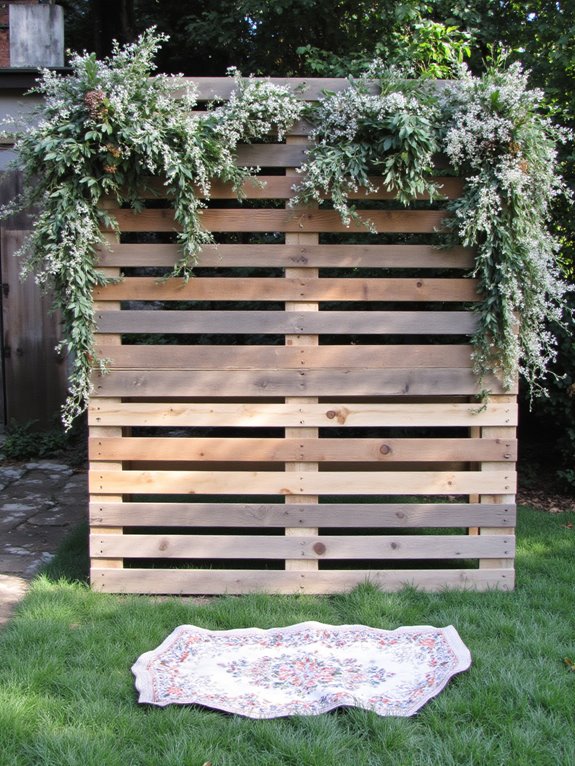 repurposed pallets for weddings