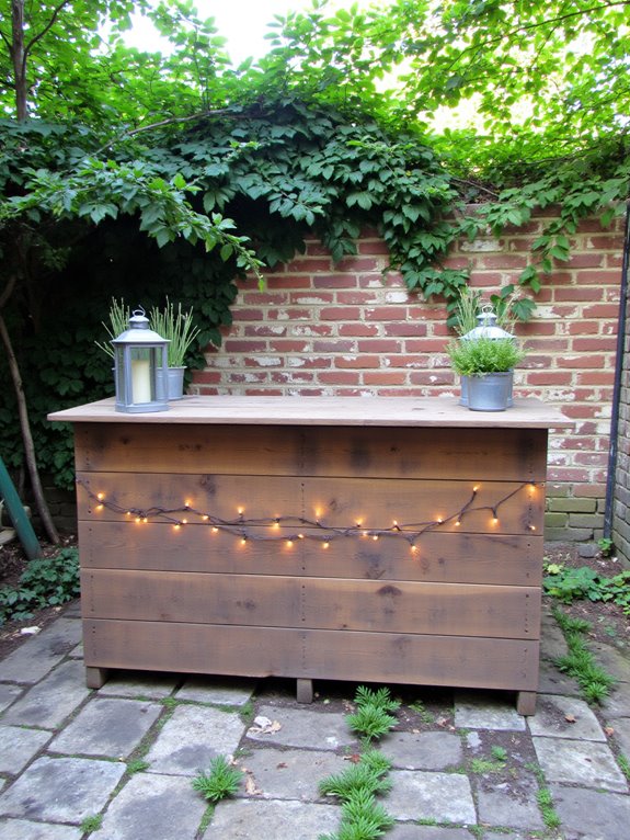 rustic bar with character