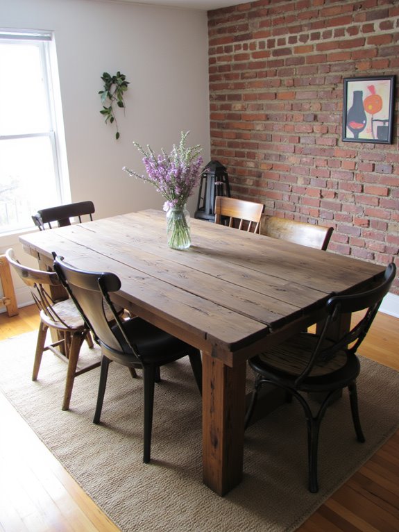 rustic modern pallet table