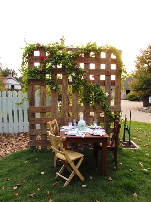 rustic outdoor event decor