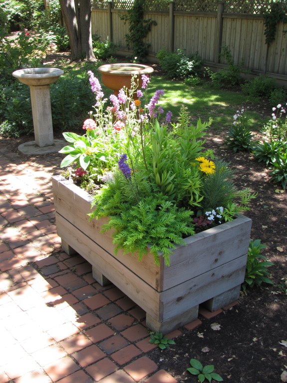 rustic recycled pallet planter