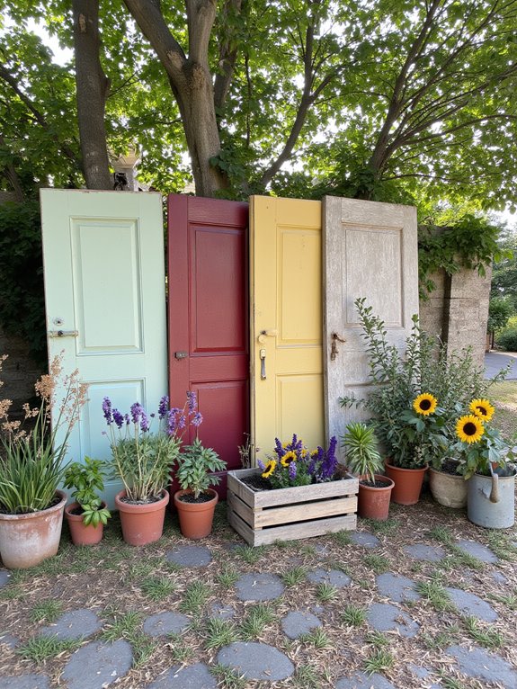 rustic vintage door backdrop